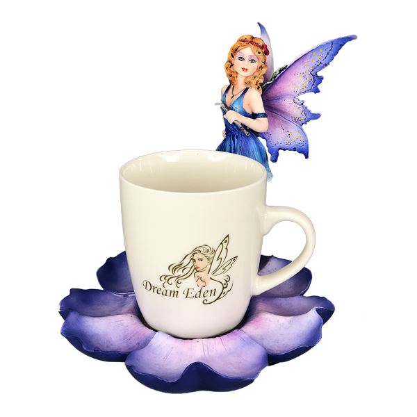 PURPLE TEA CUP FAIRY