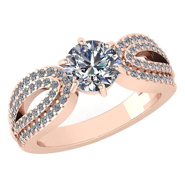 Certified 1.82 Ctw Diamond Engagement /Wedding 14K Whit