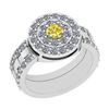 Image 1 : Certified 1.47 Ctw I2/I3 Treated Fancy Yellow And White