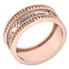 Image 1 : 18K Rose Gold A Unique Promise Band With Engraving Bein