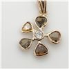 Image 1 : 14K FANCY COLOR DIAMOND(1.10CT) PENDANT
