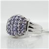 Image 2 : SILVER TANZANITE(1CT) RING