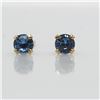 Image 1 : 14K BLUE TOPAZ EARRINGS