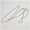 Image 1 : SILVER NECKLACE 24"