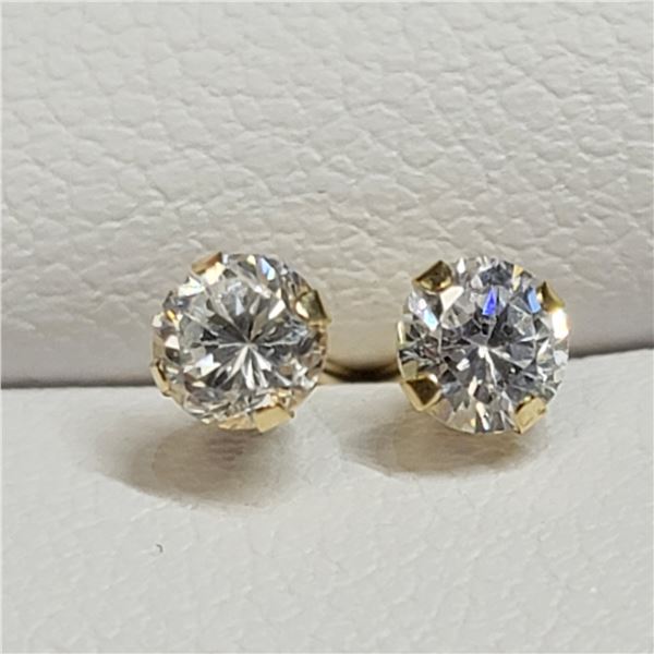 14K  CZ EARRINGS