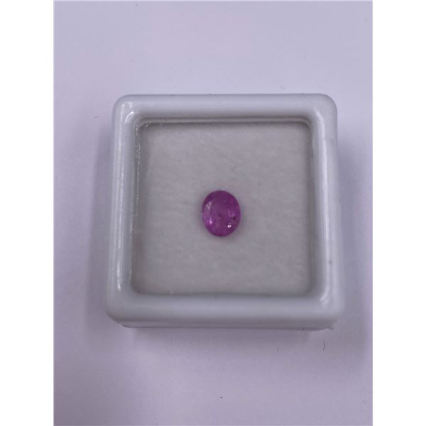 NATURAL PINK SAPPHIRE 0.77CT, 6.05 X 4.91 X 2.63MM, OVAL CUT, VVS, MADAGASCAR, UNTREATED