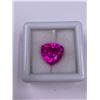 Image 1 : EXCEPTIONAL PINK SAPPHIRE LAB CREATED 6.70CT, 11.40 X 11.30 X 6.20MM, TRILLION CUT, EYE CLEAN