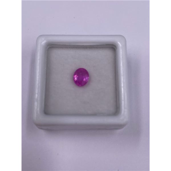 NATURAL PINK SAPPHIRE 0.87CT, 6.20 X 5.12 X 2.98MM, OVAL CUT, VVS CLARITY, MADAGASCAR, UNTREATED