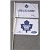 Image 1 : Two Toronto Maple Leafs Flags 12" by 18.5"