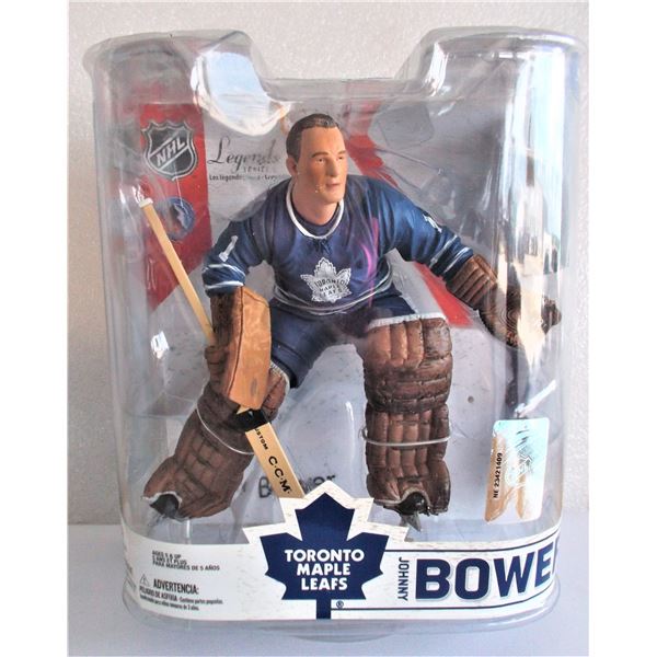 Johnny Bower Toronto Maple Leafs Figure - Unopened