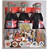 Image 2 : SIX Celebrating Great Moments in Hockey Coke-Cola Bottles and Case - Toronto Maple Leafs