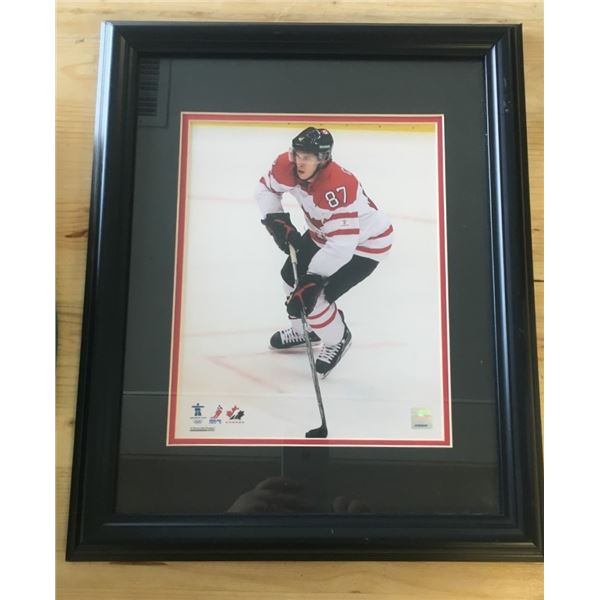 Framed Photo Of Sidney Crosby,  13"  x 16"