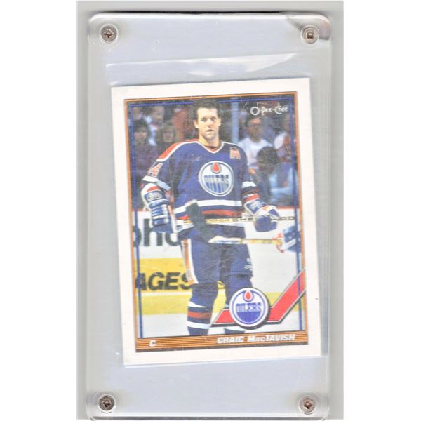 1991-92 (OILERS) O-Pee-Chee #63 Craig MacTavish