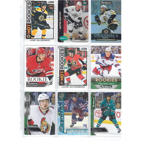 Eighteen Hockey Cards