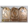 Image 1 : 3 METAL WALL DECORS