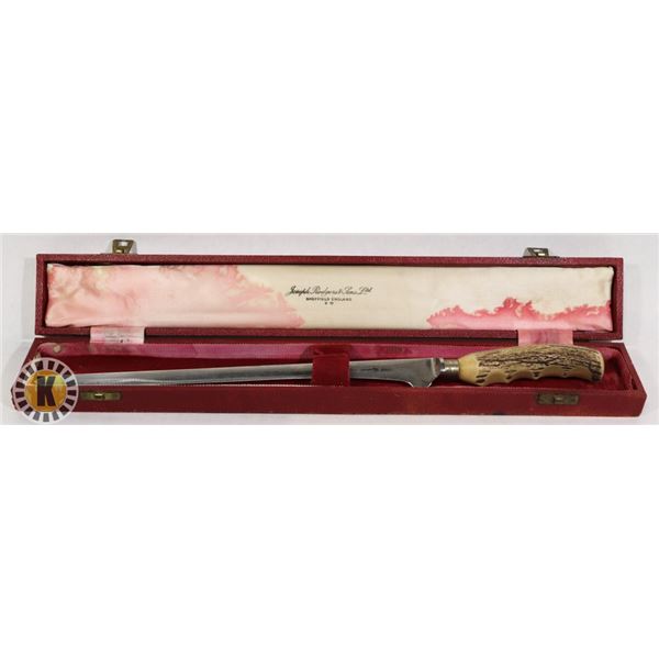 JOSEPH RODGERS& SONS KNIFE IN RED CASE