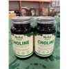 Image 1 : 2 BOTTLES CHOLINE CAPSULES, ANXIETY RELIEF,