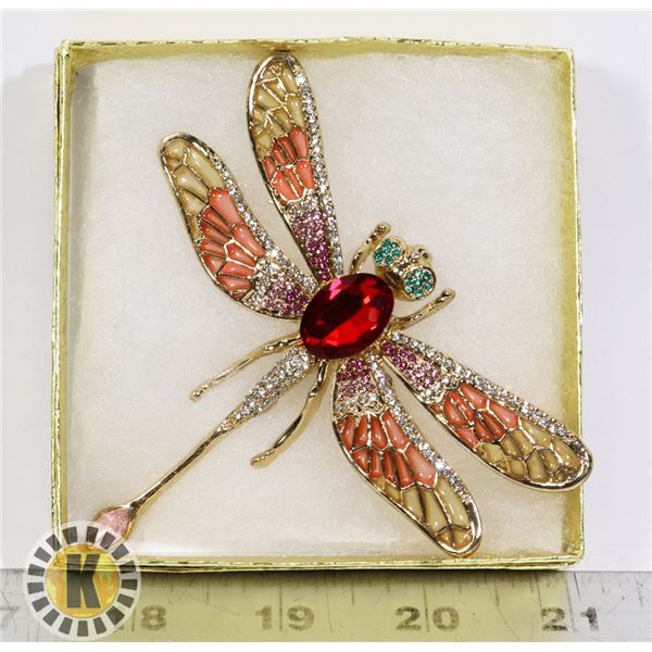 LARGE DRAGONFLY BROOCH