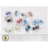 Image 1 : BAG OF NEW GLASS EARRINGS