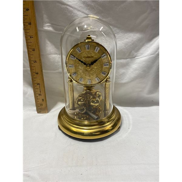 Kern & Sohn Mini Anniversary clock 8 1/4 inches tall works