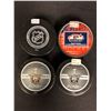 Image 2 : AUTOGRAPHED HOCKEY PUCK LOT (PYATT, FOWLER, BONINO...)