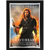 Image 1 : MEL GIBSON SIGNED BRAVEHEART 24X36 MOVIE POSTER (RA COA)