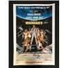 Image 1 : CAST SIGNED 24x36 MOONRAKER MOVIE POSTER w/ ROGER MOORE, LOIS CHILES + MORE (RA COA)