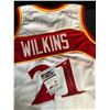 Image 2 : DOMINIQUE WILKINS SIGNED HAWKS PRO STYLE JERSEY (SPORTS INTEGRITY COA)
