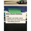Image 2 : HESS TRUCK PACKAGE  (TANKER w/ HORN & LIGHTS/ 1999 TRUCK w/ SPACE SHUTTLE Featuring SATELLITE)