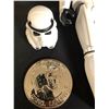 Image 2 : STAR WARS STORMTROOPER FIGURE w/ REBEL LEADER COIN