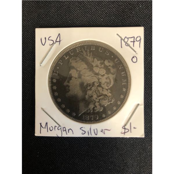 1879 USA MORGAN SILVER DOLLAR (NEW ORLEANS MINTED)