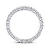 Image 3 : Diamond Eternity Wedding Band 1/2 Cttw 14kt White Gold