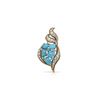 Image 1 : Authentic Turquoise Diamond Brooch