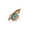 Image 4 : Authentic Turquoise Diamond Brooch