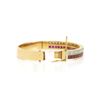 Image 4 : Authentic Ruby and Diamond Bangle Bracelet