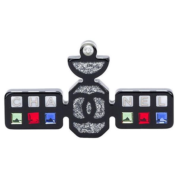Authentic Chanel Lucite Satellite Brooch