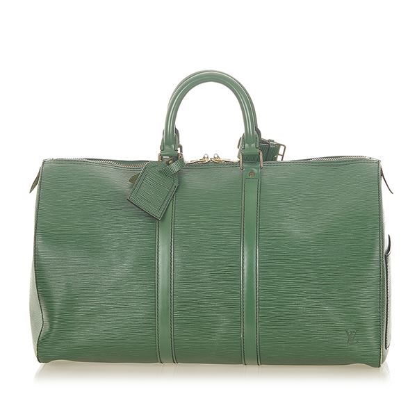 Authentic Louis Vuitton Epi Keepall 45
