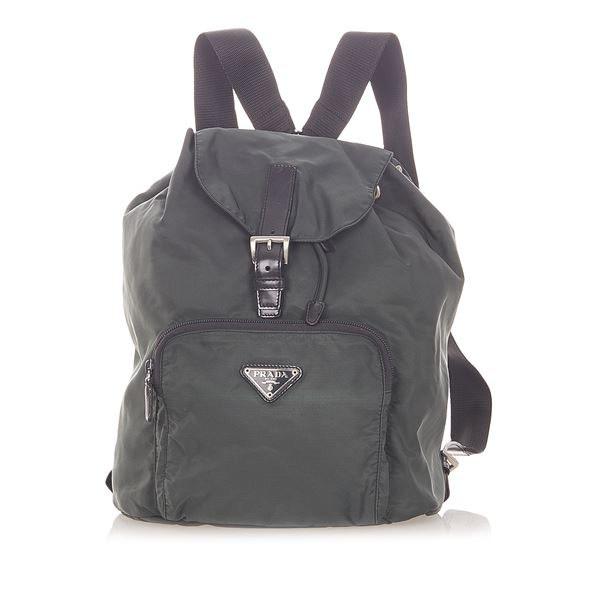 Authentic Prada Tessuto Drawstring Backpack