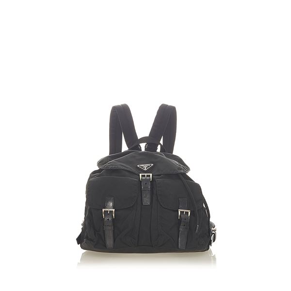 Authentic Prada Tessuto Drawstring Backpack