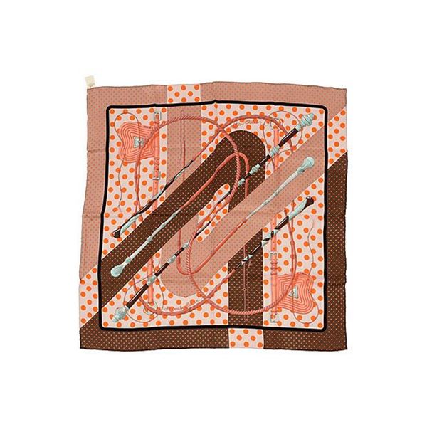 Authentic Hermes Click Clack Pois Scarf