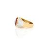 Image 3 : Authentic Ruby Flower Diamond Ring