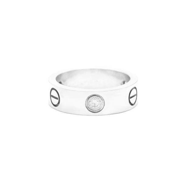 Authentic Cartier Love Ring with 3 Diamonds