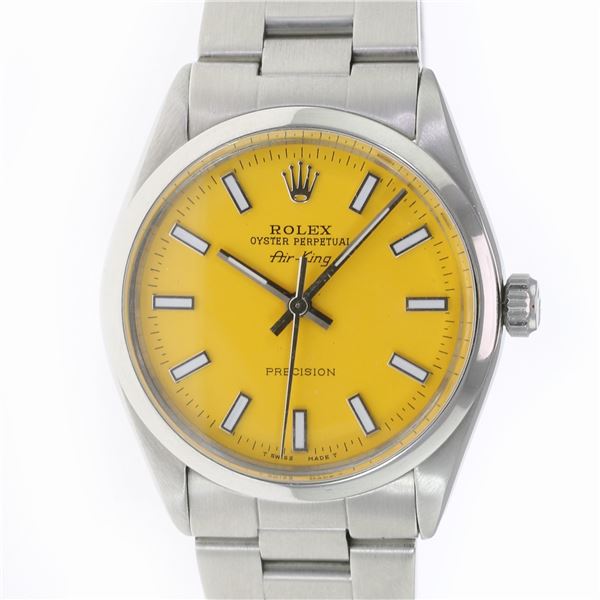 Authentic Rolex Air-King 34mm Oyster Band