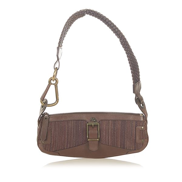 Authentic Burberry Canvas Shoulder Bag