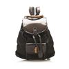Image 1 : Authentic Gucci Bamboo Drawstring Leather Backpack