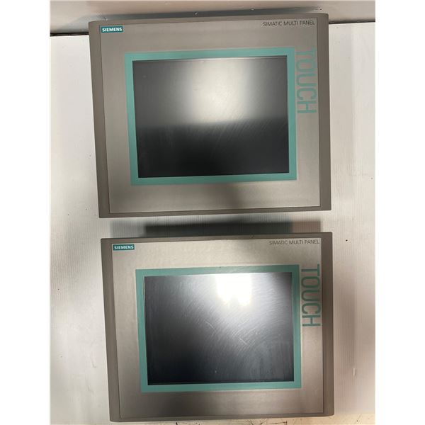 (2) Siemens 1P 6AV6 643-0CD01-1AX1 MP277 10" Touch