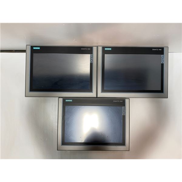 (3) - Siemens 6AV2 124-0MC01-0AX0 TP1200 Comfort Screens