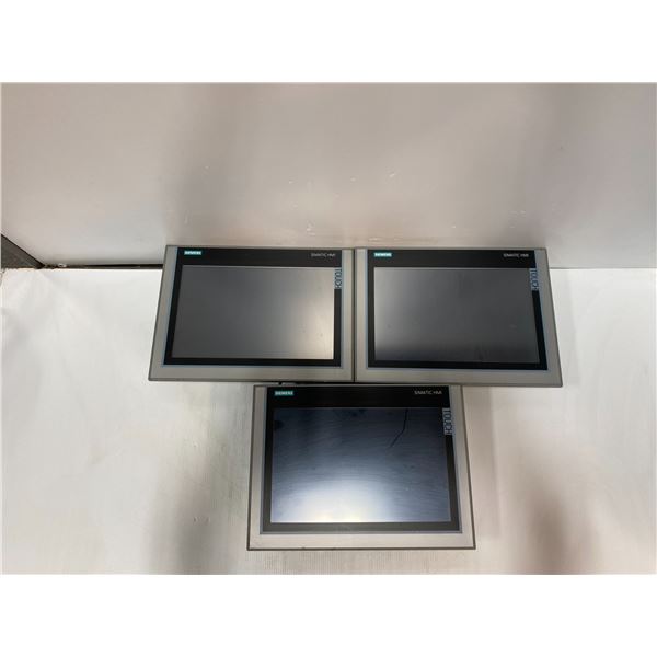 (3) - Siemens 6AV2 124-0MC01-0AX0 TP1200 Comfort Screens