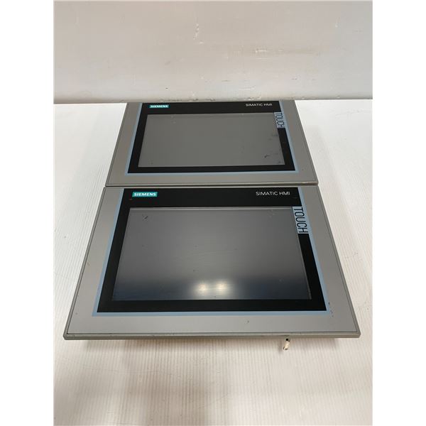 (2) - Siemens 6AV2 124-0JC01-0AX0 TP900 Comfort Touch Screens