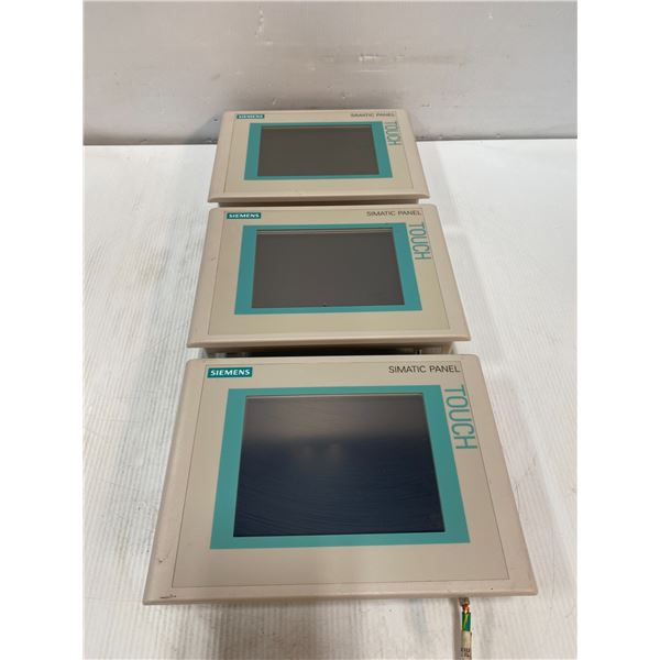 (3) - Siemens 6AV6 642-0BA01-1AX1 TP177B PN/DP-6 CSTN Screens